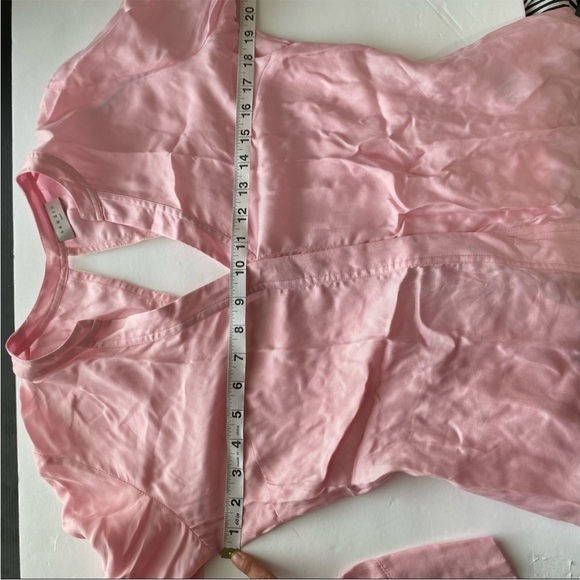 NWT Sandro Paris Britany Tie Open Back Pink Top - Picture 8 of 13